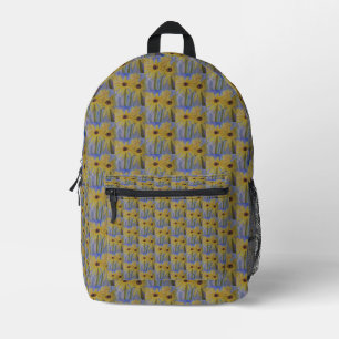 Sac À Dos Imprimé Fleurs de soleil jaunes