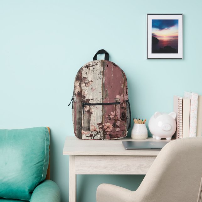 Sac À Dos Imprimé Fleurs et bois d'été (Insitu)