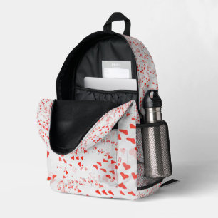 Sac À Dos Imprimé Flush Royal Cœur Dispersé,