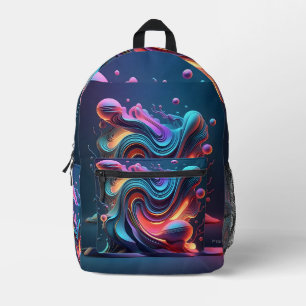 Sac À Dos Imprimé Flux de néon
