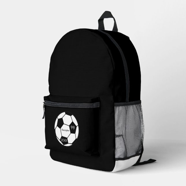 Sac À Dos Imprimé Football (Coin arrière droit)