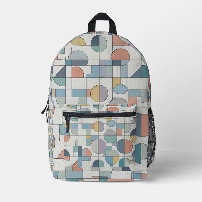 Sac À Dos Imprimé Forme géométrique (Recto)