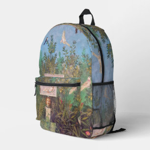 Sac À Dos Imprimé Fresque d'une scène de jardin, Pompéi
