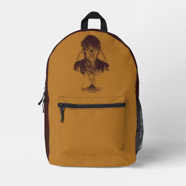 Sac À Dos Imprimé FRODO™ MOUNT DOOM™ Tengwar Inscription Graphic (Recto)