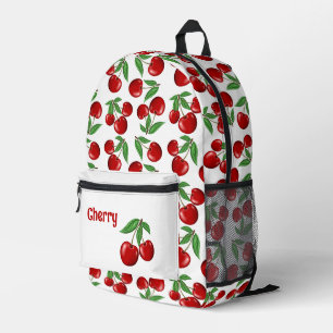 Sac À Dos Imprimé Fruit de cerises rouges partout personnalisé