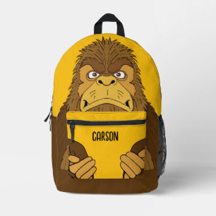 Sac À Dos Imprimé Funny Bigfoot Sasquatch Personnalisé