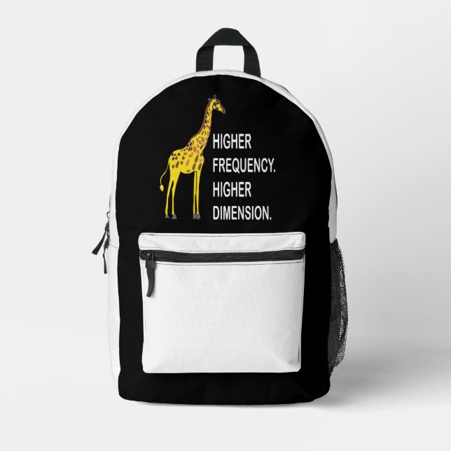 Sac À Dos Imprimé Funny Giraffe Pun (Recto)