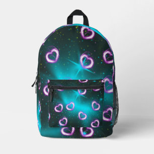 Sac À Dos Imprimé Galaxie de coeur