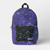 Galaxy Stars Cosmique Espace Extérieur Monogramme