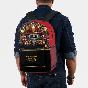 Sac À Dos Imprimé Gardien des pompiers de tous les jours