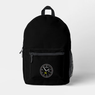Sac À Dos Imprimé Geek de l'aviation pilote Altimeter