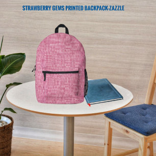 Sac À Dos Imprimé Gemmes aux fraises