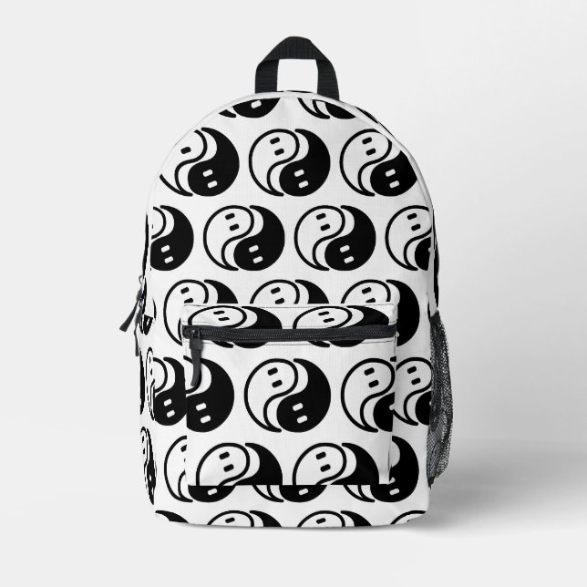 Sac À Dos Imprimé Ghost Yin Yang (Recto)