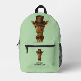 Sac À Dos Imprimé Giraffe - La Girafe Hautement Sophistiquée