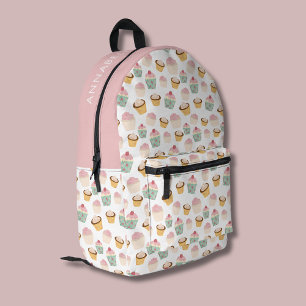 Sac À Dos Imprimé Girly Cupcake