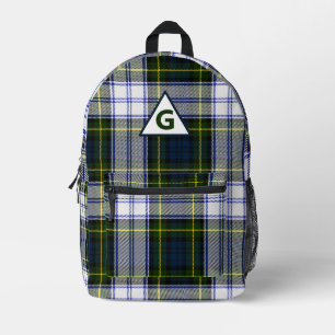 Sac À Dos Imprimé Gordon Dress Plaid Monogrammé