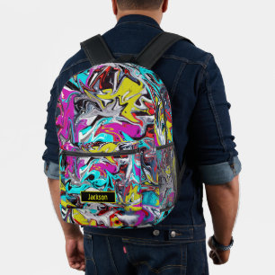 Sac À Dos Imprimé Graffiti urbain