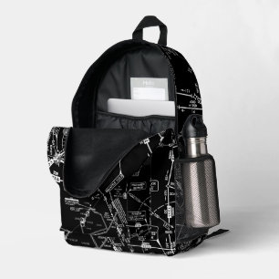 Sac À Dos Imprimé Graphique aéronautique