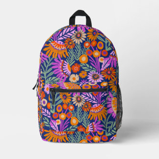 Sac À Dos Imprimé Gras Jardin d'été Floral