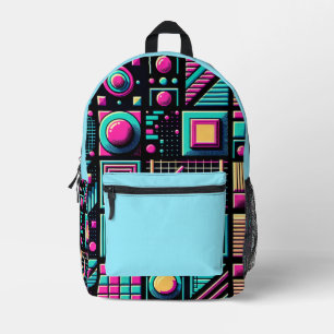 Sac À Dos Imprimé Grille rétro