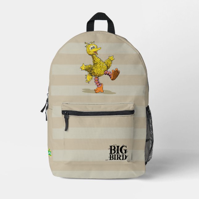 Sac À Dos Imprimé Gros oiseau d'art rétro (Recto)
