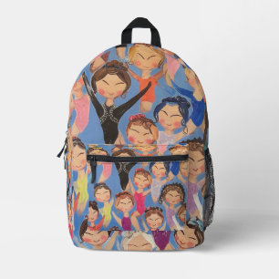 Sac À Dos Imprimé Gymnastique coloré cadeau motif