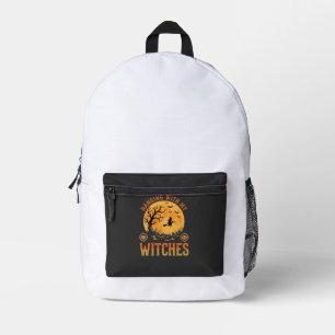 Sac À Dos Imprimé Halloween avec mes sorcières