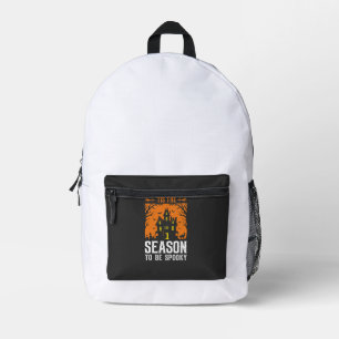Sac À Dos Imprimé Halloween C'est La Saison Pour être Effrayant Desi