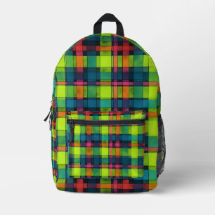 Sac À Dos Imprimé "HexWeave"