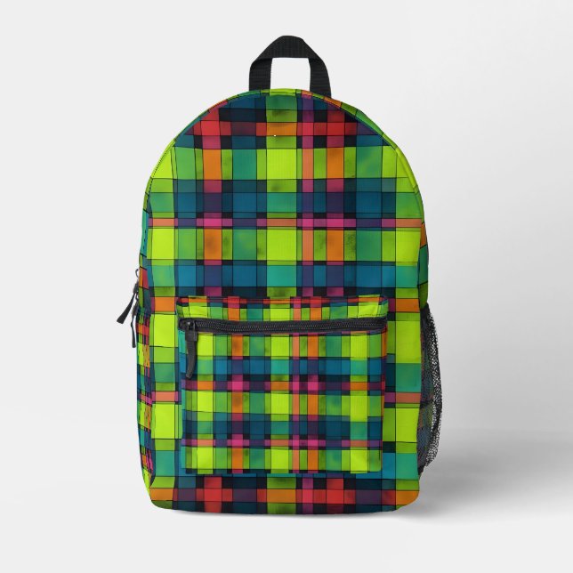 Sac À Dos Imprimé "HexWeave" (Recto)
