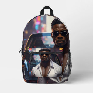 Sac À Dos Imprimé Hip Hop - Star du Rap Américain - 