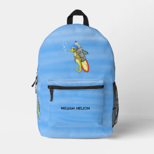 Sac À Dos Imprimé Hippocampe Fusée