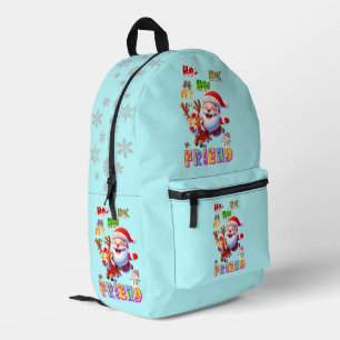 Sac À Dos Imprimé Ho Ho Ho Mon Cher Ami