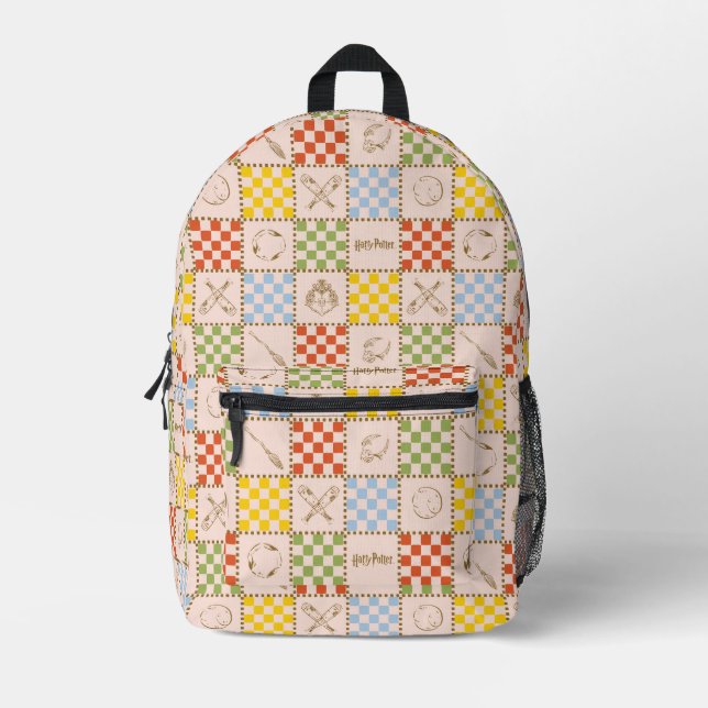 Sac À Dos Imprimé HOGWARTS™ QUIDDITCH™ Team Checker Pattern (Recto)
