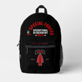 Sac À Dos Imprimé Hommage à la Delta Force Personnalisé