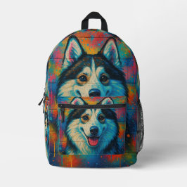 Sac À Dos Imprimé Husky Spectrum