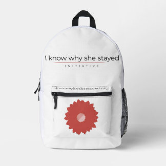 Sac À Dos Imprimé I Know Why She Stayed Print Cut Sew Bag