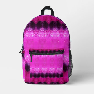Sac À Dos Imprimé Ikat rose et violet