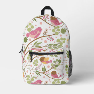 Sac À Dos Imprimé Illustration de Sweet Bird sur une branche