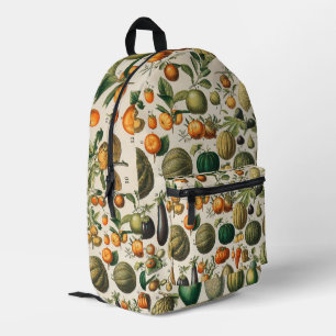 Sac À Dos Imprimé Illustration scientifique végétale des fruits