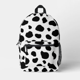 Sac À Dos Imprimé Impression De Vache, Motif De Vache, Spots De Vach
