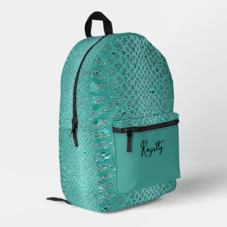 Sac À Dos Imprimé Imprimer Safari Turquoise