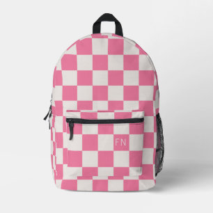 Sac À Dos Imprimé Initiales Monogrammes Fille et tableau de bord ros