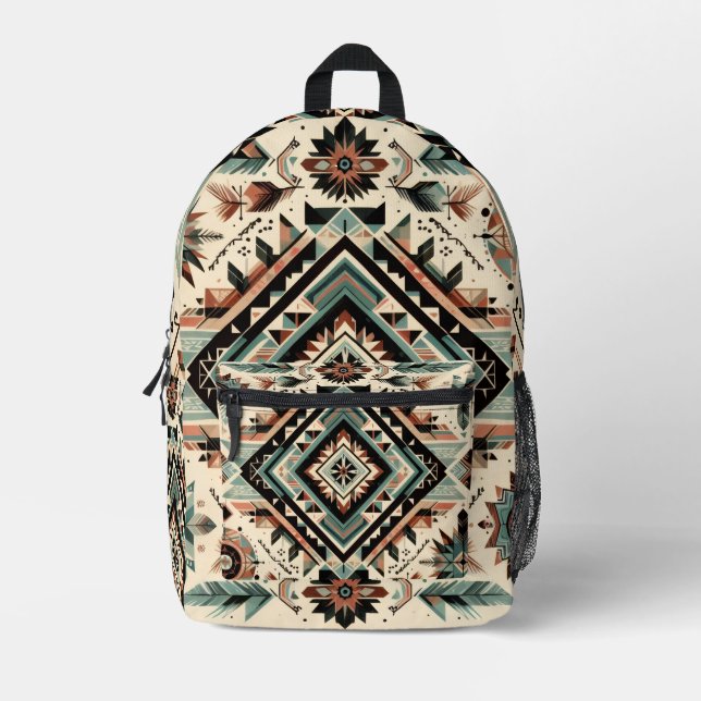 Sac À Dos Imprimé Inspiration native (Recto)