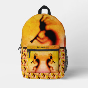 Sac À Dos Imprimé Inspiré Kokopelli Personnalisé