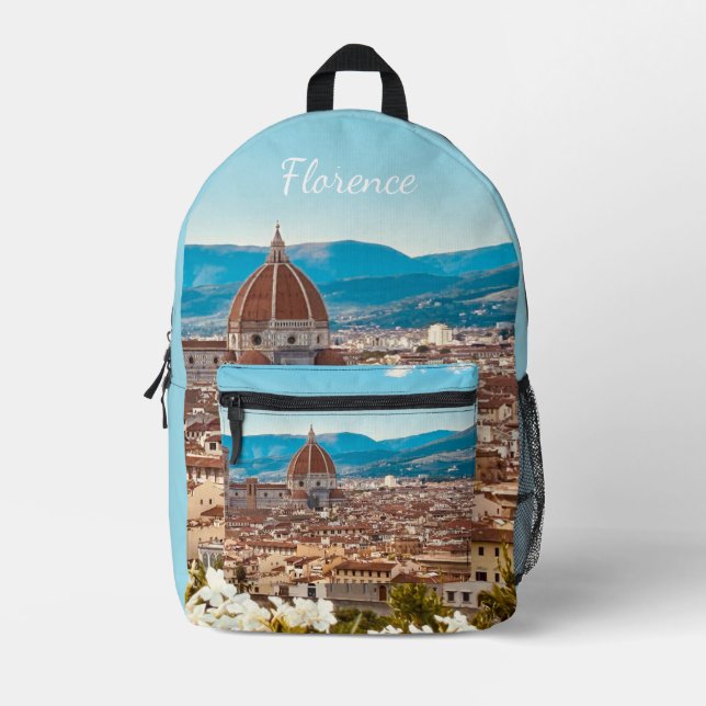 Sac À Dos Imprimé Italie customisée Florence Photographie (Recto)