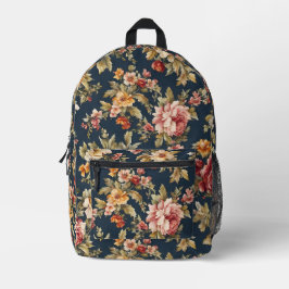 Sac À Dos Imprimé Italien Exquis Beau Modèle Floral