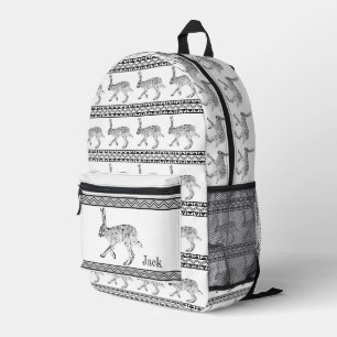 Sac À Dos Imprimé Jackrabbit Sud-Ouest et géométrique Personnalisé