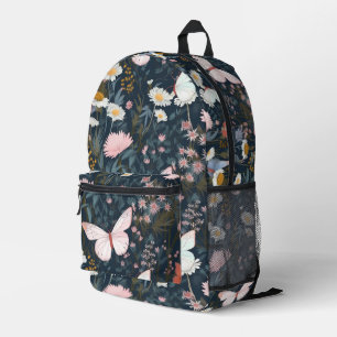 Sac À Dos Imprimé Jardin des papillons