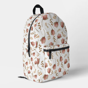 Sac À Dos Imprimé Jardin Rose vintage